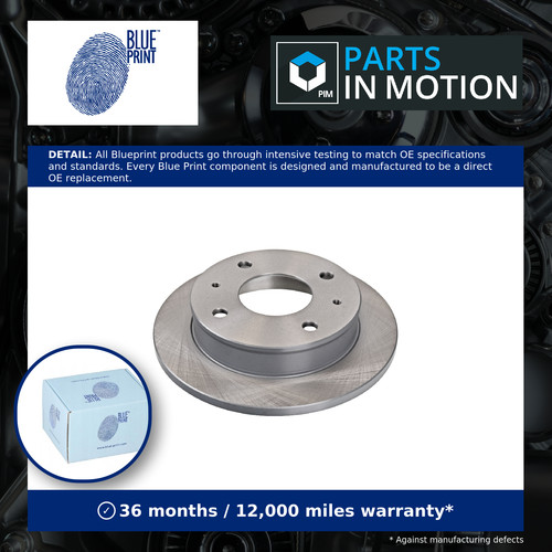 Brake discs pair solid - pair,