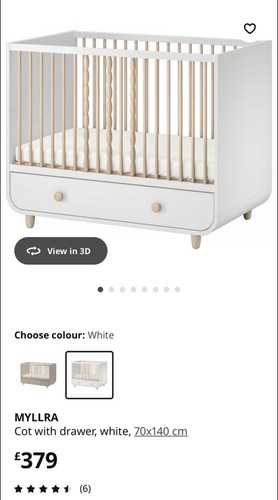 Ikea myllra nursery furniture - ikea,
