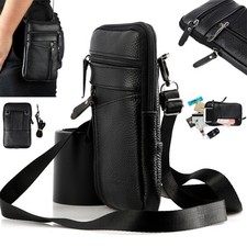 Mens genuine leather - leather, phone