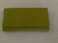 BNWOT Osprey Lime Green Leather Purse Wallet