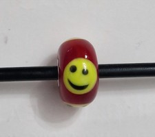 Trollbeads Red Smiley Rare
