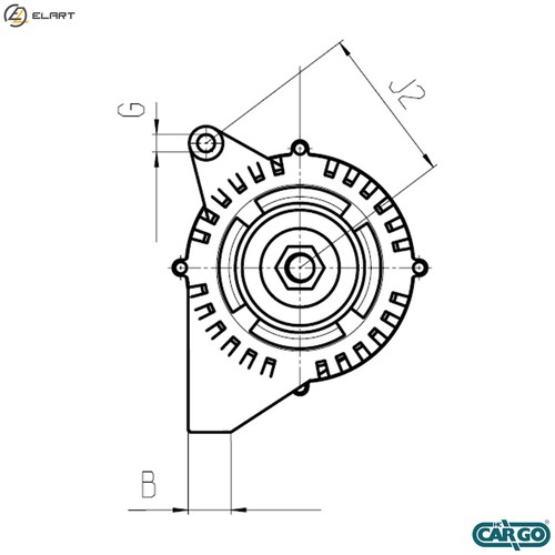 Alternator 032 114 009 for - 032,