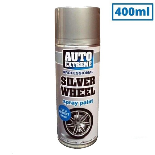 Silver alloy wheel spray paint - silver,