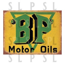 Motor BP Oils Metal SIGN RETRO