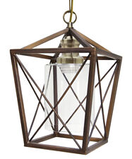 Vintage Brass Glass Shade