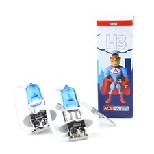 Vauxhall Vectra MK2/C 100w Super White Xenon HID Front Fog Light Bulbs Pair