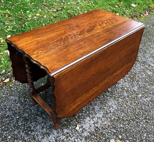 Large antique 1920s solid oak - 1920s,