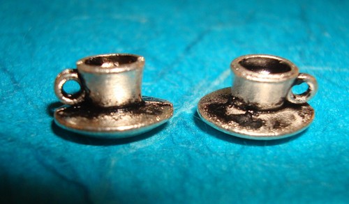 Pendant tea cup - pendant,