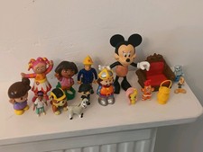 Job Lot Of Children's Play Figures,Minnie Mouse,elc,fireman Sam,Dora,paw Patrol