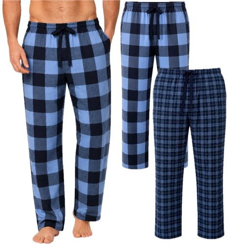 Mens check lounge pants - lounge, pyjama