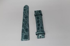 New Authentic Cartier OEM Turquoise Crocodile Watch Strap 16mm - KD02AB93