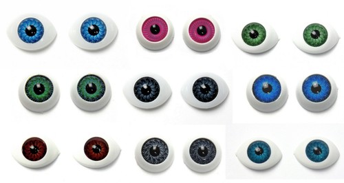 Doll eyes real crochet - real, knit