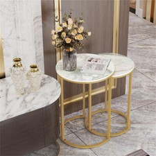 2x Nesting Coffee Table Round