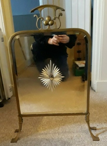 Art nouveau brass - nouveau, mirrored