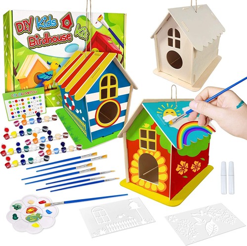 Diy birdhouse kit kids3 - birdhouse,