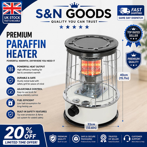 Portable kerosene heater - 6l,