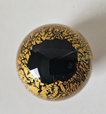 Vintage Isle of Wight Studio Glass Azurene Ball Paperweight 8cm