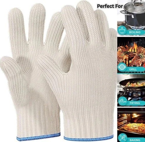 Oven gloves heat - 2x,