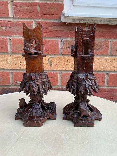 Antique black forest carved - forest,