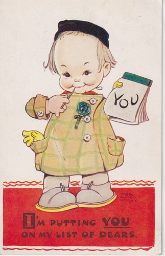 Postcard mabel lucie attwell - mabel,