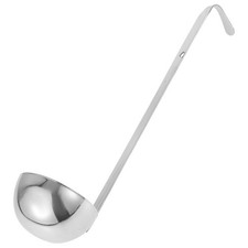  Mini Ladle Soup Bowls with Handles Ceramic Spoon Big Spoons for Serving Food
