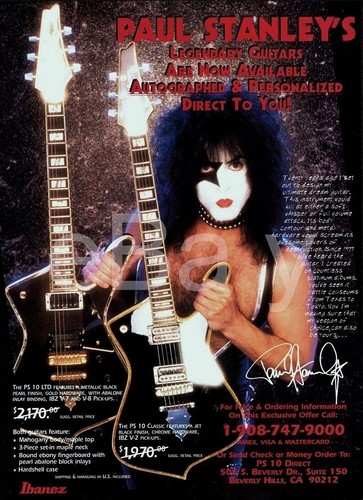 Kiss paul stanley - kiss, x