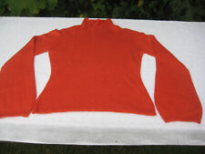 Marks and Spencer orange 100% cashmere long sleeved jumper, UK 8