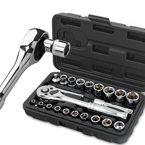 Ratchet spanner socket set - spanner,