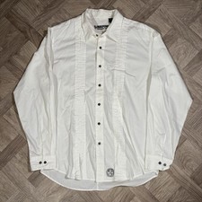 Independent Truck Company Men’s Tux Button Up White Shirt - Size XL