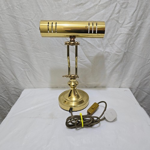 Vintage brass bankers desk - vintage,