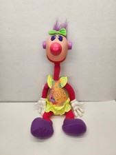 Vintage Ertl 1994 Mrs Jibba Jabba Jibber Jabber  Doll Plush Toy Purple Hair 