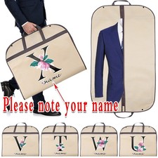 Personalised names Breathable Travel Suit Garment Dress Bags Clothes Cover Gifts