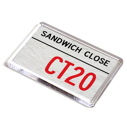 Fridge magnet sandwich close - fridge,