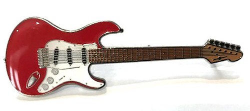 Guitar pin badge various makes - guitar,