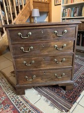 A Georgian And Later Small Mahogany Chest Of Drawers
