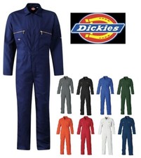 MENS DICKIES REDHAWK ZIP FRONT COVERALL OVERALLS BOILERSUIT WD4839 SIZES 34-60''