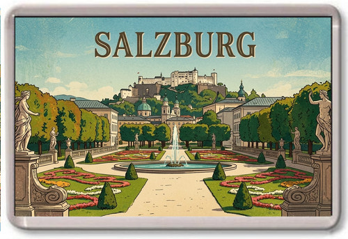 Fridge magnet salzburg - magnet,