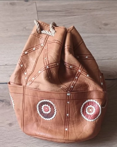 Faux leather moroccan - leather, boho