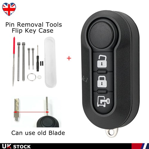Button flip key fob case - button,