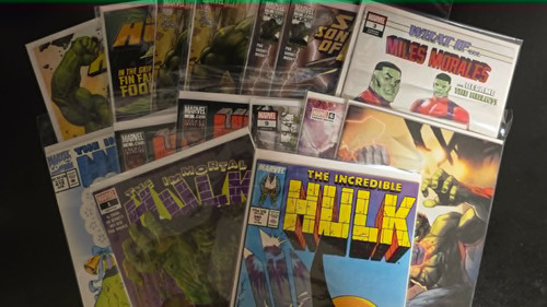Incredible hulk comic - comic, book