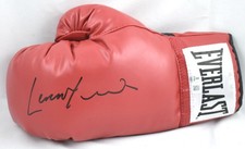 Lennox Lewis Autographed Red