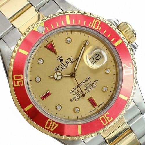 Rolex submariner 16613 twotone - rolex,