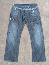 Police 883 Mens Blue Denim