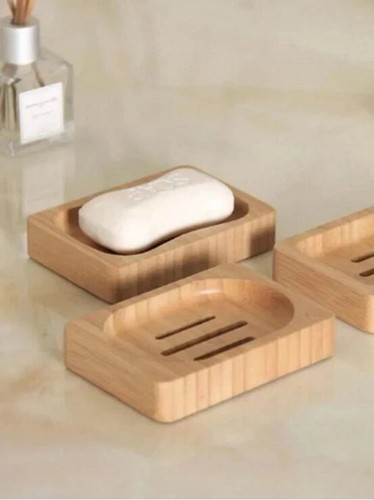 Bamboo wooden soap - wooden,
