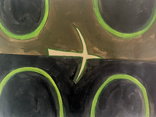 Brain O Casey Abstract Bird Nature Original Painting Signed British Art Arte C80