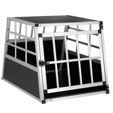 B-Stock Cadoca Dog Car Crate Aluminium Sturdy Transport Box size M