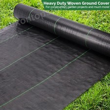 Heavy Duty Weed Control Fabric Membrane Garden Ground Cover Yard Landscape Sheet