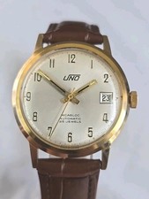 Mens Vintage Gold Plated UNO