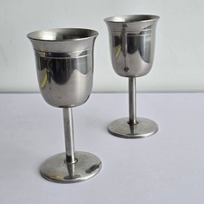 Stainless Steel Wine Glasses