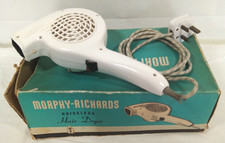 Vintage Morphy Richards Hair Dryer Noiseless with box and Instructions 1962